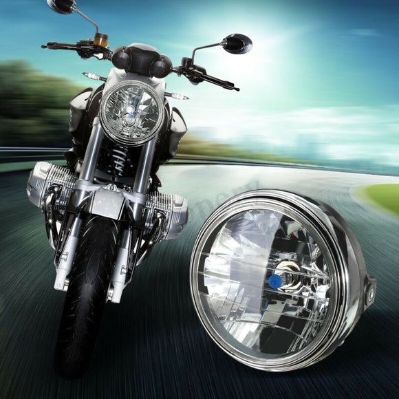 Mount Halogen Bulb Round Lamp INCH Motorbike Motorcycle Head 7 Side H4 Headlight 1 Motorcycle Headlight For Honda Kawasaki etc